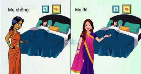 Sự khác biệt giữa mẹ ruột và mẹ chồng