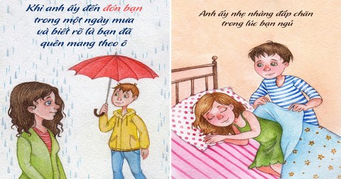 Bộ ảnh minh họa 15 điều nho nhỏ nhưng vô cùng tuyệt vời trong tình yêu