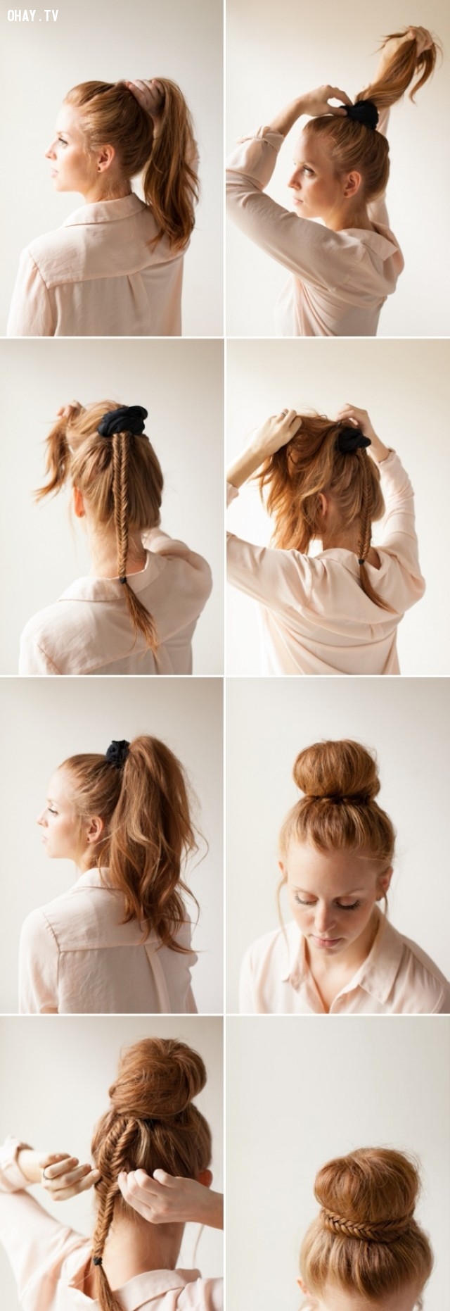 15 cách tạo kiểu tóc đẹp chỉ trong 5 phút