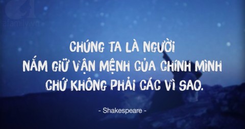 10 câu nói bất hủ của William Shakespeare