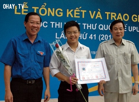 Nguyễn Đăng Quý Minh - Quán quân UPU 41-2012 Nguyễn Đăng Quý Minh - Quán quân UPU 41-2012,UPU,học sinh xuất sắc,viết thư