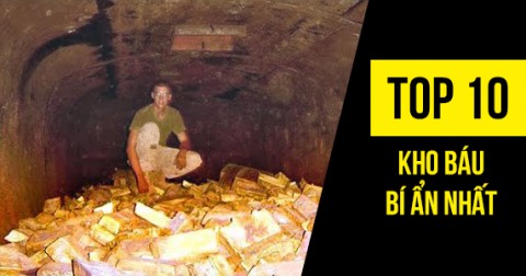 Khám phá top 10 kho báu bí ẩn nhất mọi thời đại