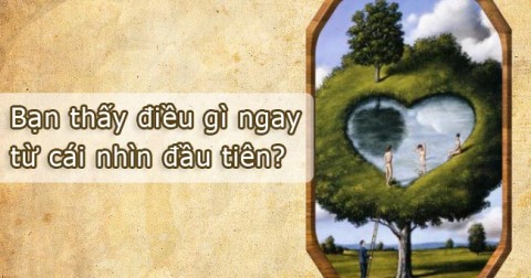 Bạn thấy điều gì ngay từ cái nhìn đầu tiên?