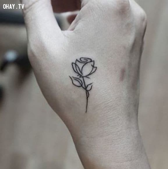 Hình xăm hoa mini tattoomini tattoo  Hình xăm nhỏ xinh  Facebook