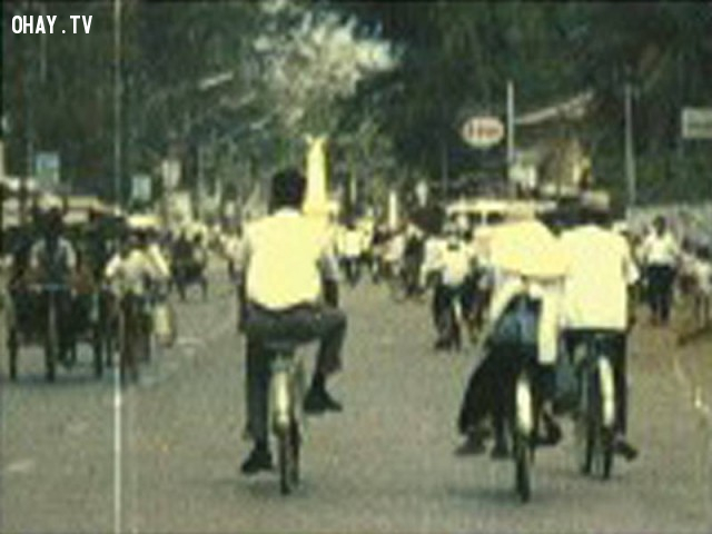 Ngã ba Tháp 1966 Ngã ba Tháp 1966,Bến Tre xưa,Xứ dừa,hình xưa,ảnh cổ,ảnh lịch sử