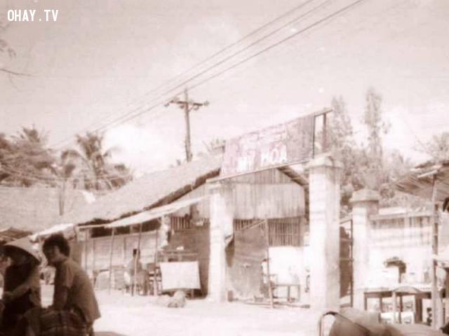 Trường THCS Mỹ Hóa cũ, khoảng năm 1992 Trường THCS Mỹ Hóa cũ, khoảng năm 1992,Bến Tre xưa,Xứ dừa,hình xưa,ảnh cổ,ảnh lịch sử