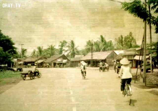 Ngã ba Tân Thành 1995 Ngã ba Tân Thành 1995,Bến Tre xưa,Xứ dừa,hình xưa,ảnh cổ,ảnh lịch sử