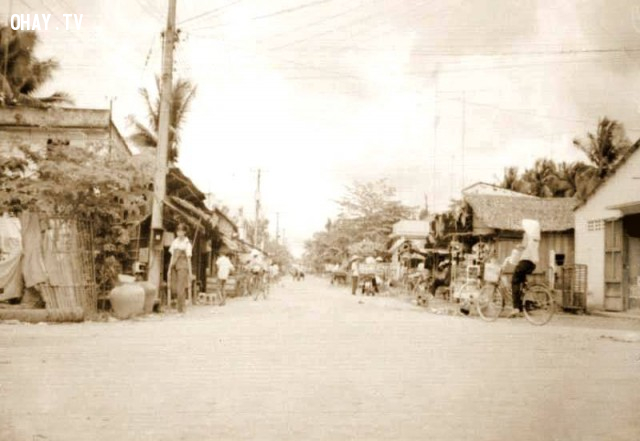 Ngã tư Phú Khương 1990 Ngã tư Phú Khương 1990,Bến Tre xưa,Xứ dừa,hình xưa,ảnh cổ,ảnh lịch sử