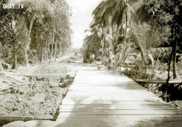 Đường Nguyễn Huệ đang thi công - khoảng năm 1986 Đường Nguyễn Huệ đang thi công - khoảng năm 1986,Bến Tre xưa,Xứ dừa,hình xưa,ảnh cổ,ảnh lịch sử