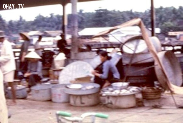 Một góc chợ cá bến lở 1967 Một góc chợ cá bến lở 1967,Bến Tre xưa,Xứ dừa,hình xưa,ảnh cổ,ảnh lịch sử