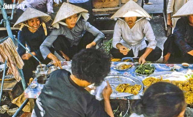 Bánh xèo miền Tây 1969,Bến Tre xưa,Xứ dừa,hình xưa,ảnh cổ,ảnh lịch sử