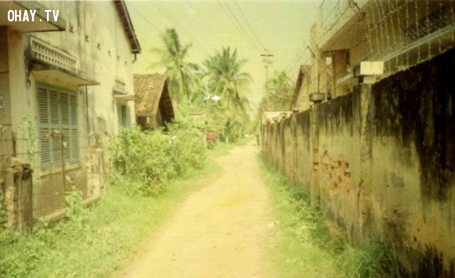 Lộ số 4 năm 1994 Lộ số 4 năm 1994,Bến Tre xưa,Xứ dừa,hình xưa,ảnh cổ,ảnh lịch sử
