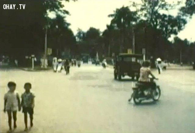 Ngã ba Tháp 1966 Ngã ba Tháp 1966,Bến Tre xưa,Xứ dừa,hình xưa,ảnh cổ,ảnh lịch sử