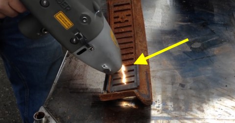 Loại bỏ gỉ sét nhanh chóng bằng công nghệ laser