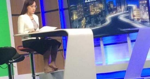 Cười ra nước mắt với loạt ảnh đằng sau sự hào nhoáng của BTV Hoài Anh