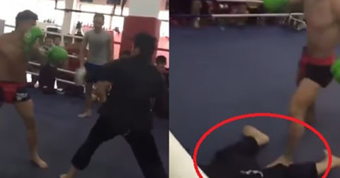 Cao thủ phái Võ Đang bị võ sĩ quyền anh hạ knock out trong 7 giây: Tin được không?