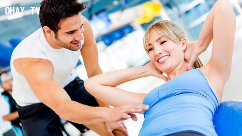 6. Thực hiện bài tập thể dục vận động 2 lần/ngày 6. Thực hiện bài tập thể dục vận động 2 lần/ngày,cách giảm mỡ bụng,gym,ăn kiêng,uống nước