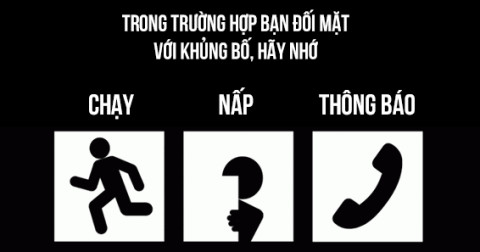 Kỹ năng sống sót khi gặp KHỦNG BỐ phải tuyệt đối ghi nhớ