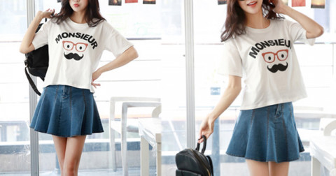 5 cách mix đồ với áo thun form rộng