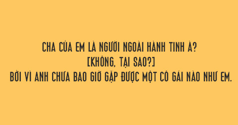 23 lời tán tỉnh dễ thương và 'bá đạo'