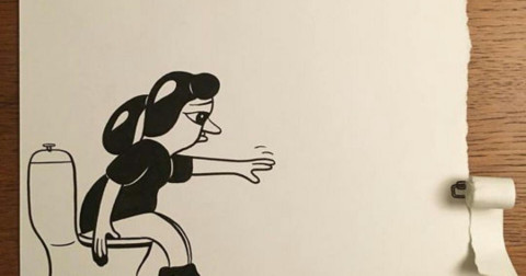 Độc đáo với nghệ thuật xé giấy