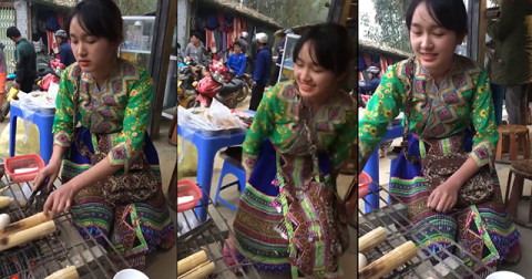 Vàng Thị Dung Nhi - Thiếu nữ cơm lam Sapa khiến cánh con trai nhốn nháo