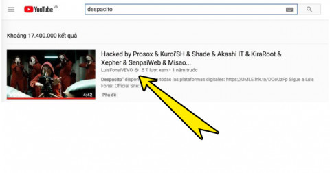 Video 5 tỷ views Despacito đột ngột biến mất trên YouTube, nghi ngờ bị hacker tấn công!