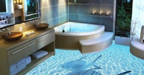 Các kiểu sàn 3D sống động thu hút người nhìn