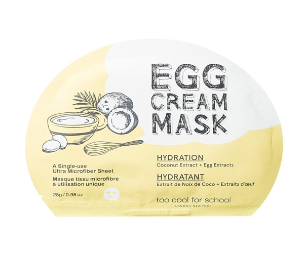 5. Mặt nạ Too Cool for School Egg Cream Mask Hydration 5. Mặt nạ Too Cool for School Egg Cream Mask Hydration,