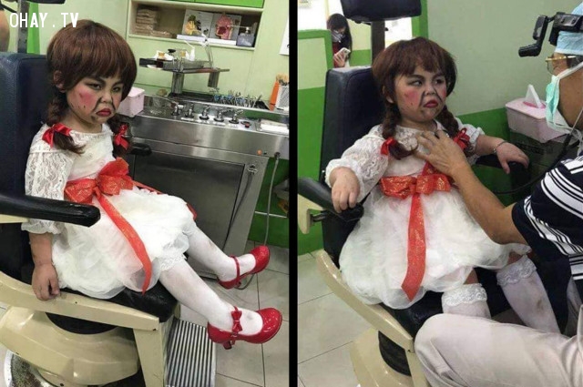 Khi bố làm trang phục HALLOWEEN cho con