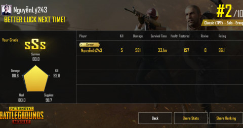 Nghĩa của các danh hiệu trong PUBG Mobile có thể bạn chưa biết