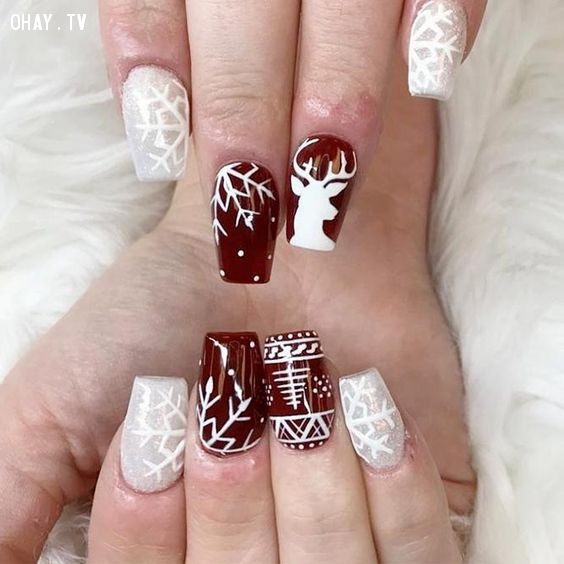 5 mẫu nail đẹp cho Noel giúp đôi tay siêu quyến rũ  BlogAnChoi