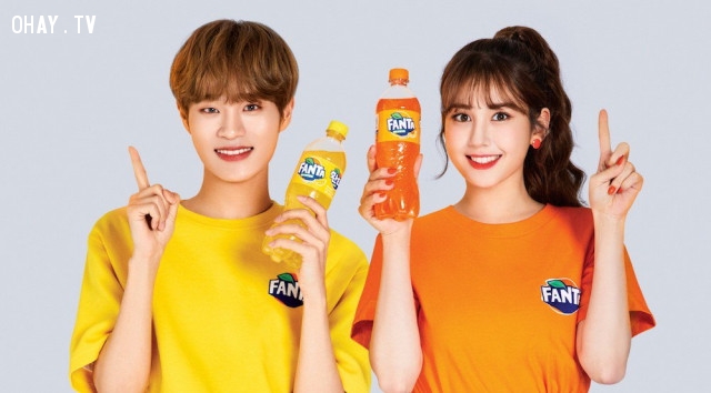 Jeon Somi và Lee Daehwi được chọn làm người mẫu cho thương hiệu Fanta -  Dương Thư